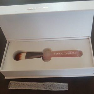 PURA BOTANICALS ROSE QUARTZ NATURAL GEMSTONE BRUSH